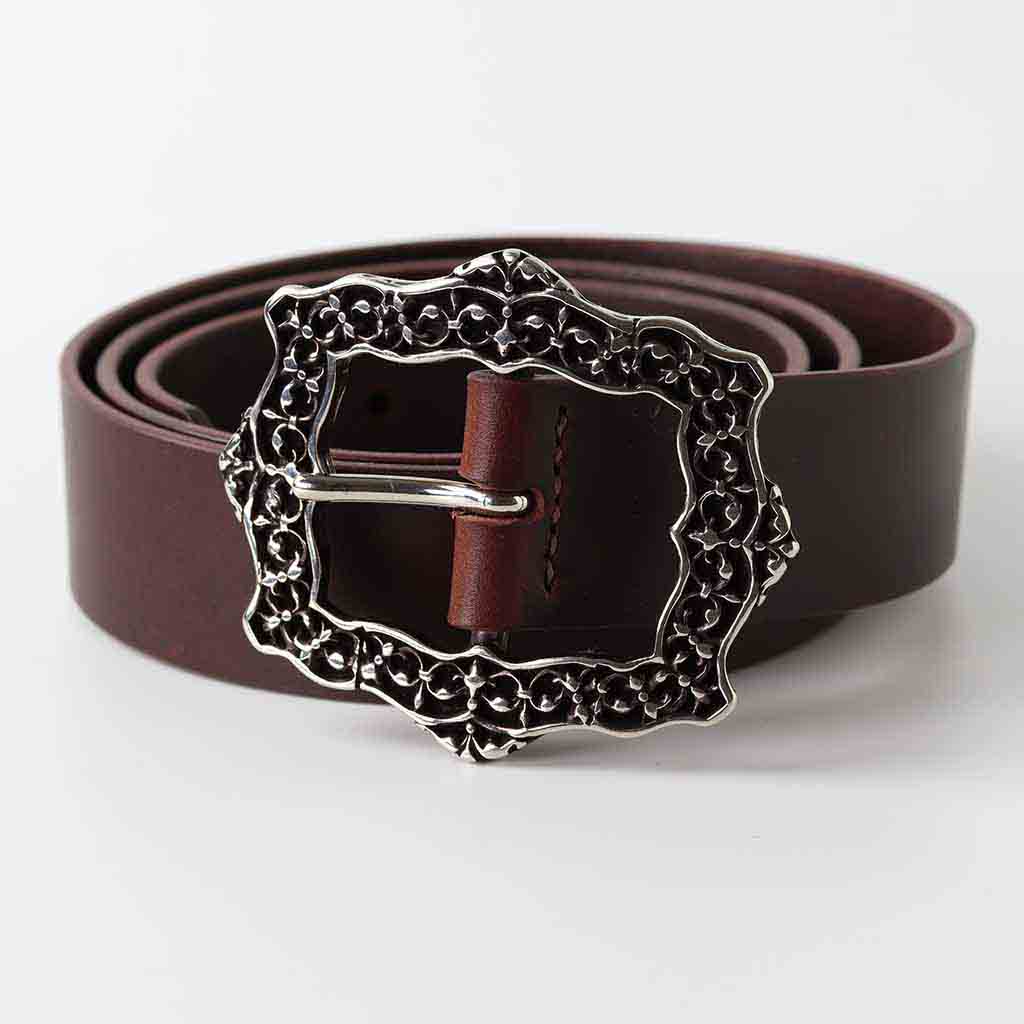 Belt for women brown Fina by Kaseta