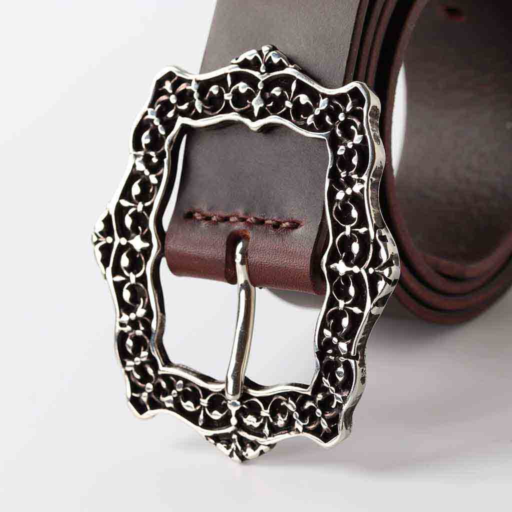 Brown women's belt Royal Fina by Kaseta