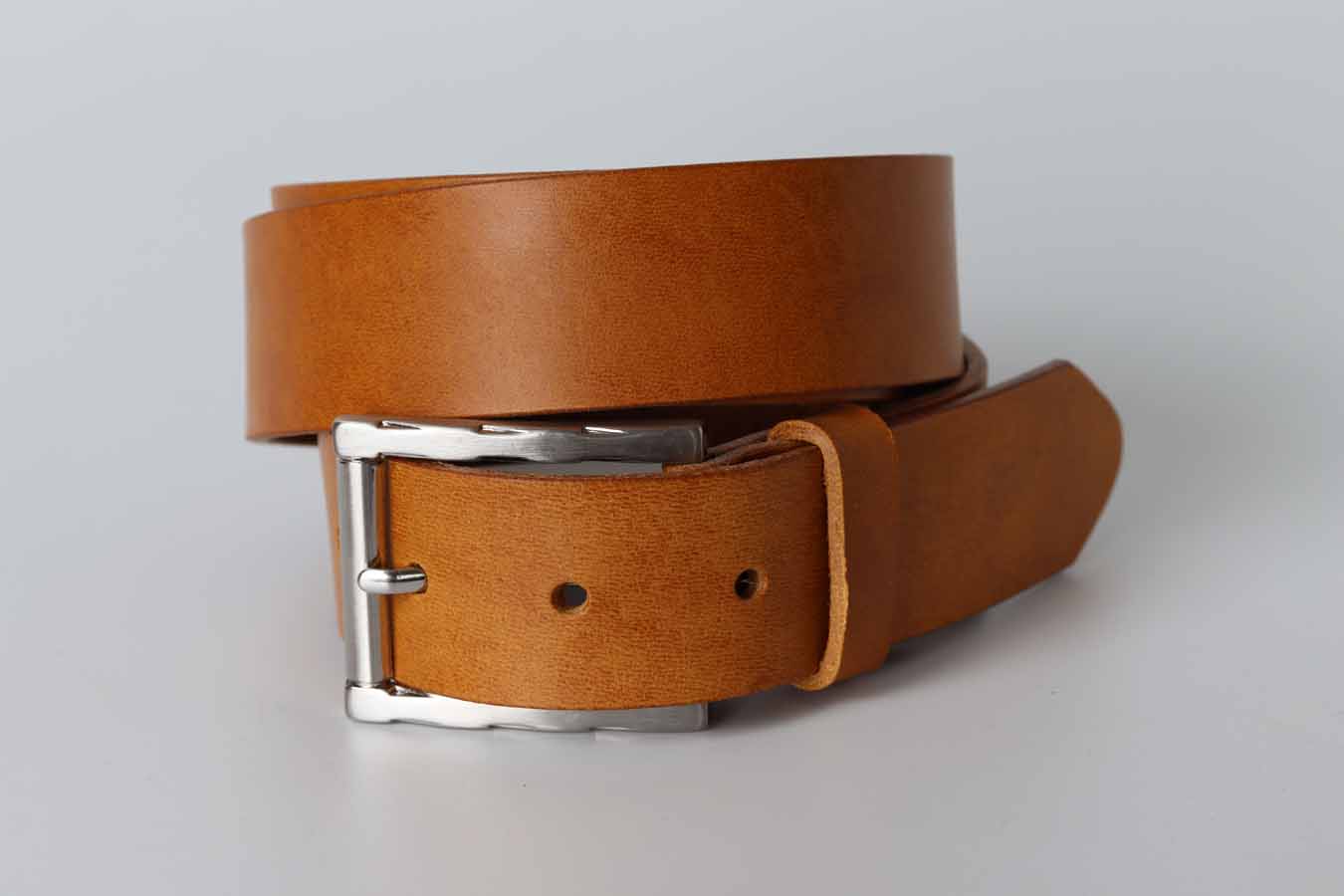 Tan leather belt