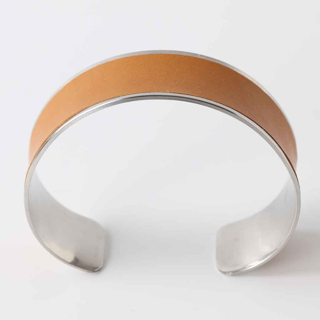 Bent Paris Tan cuff bracelet for women by Kaseta