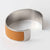 flat Paris Tan cuff bracelet for women by Kaseta