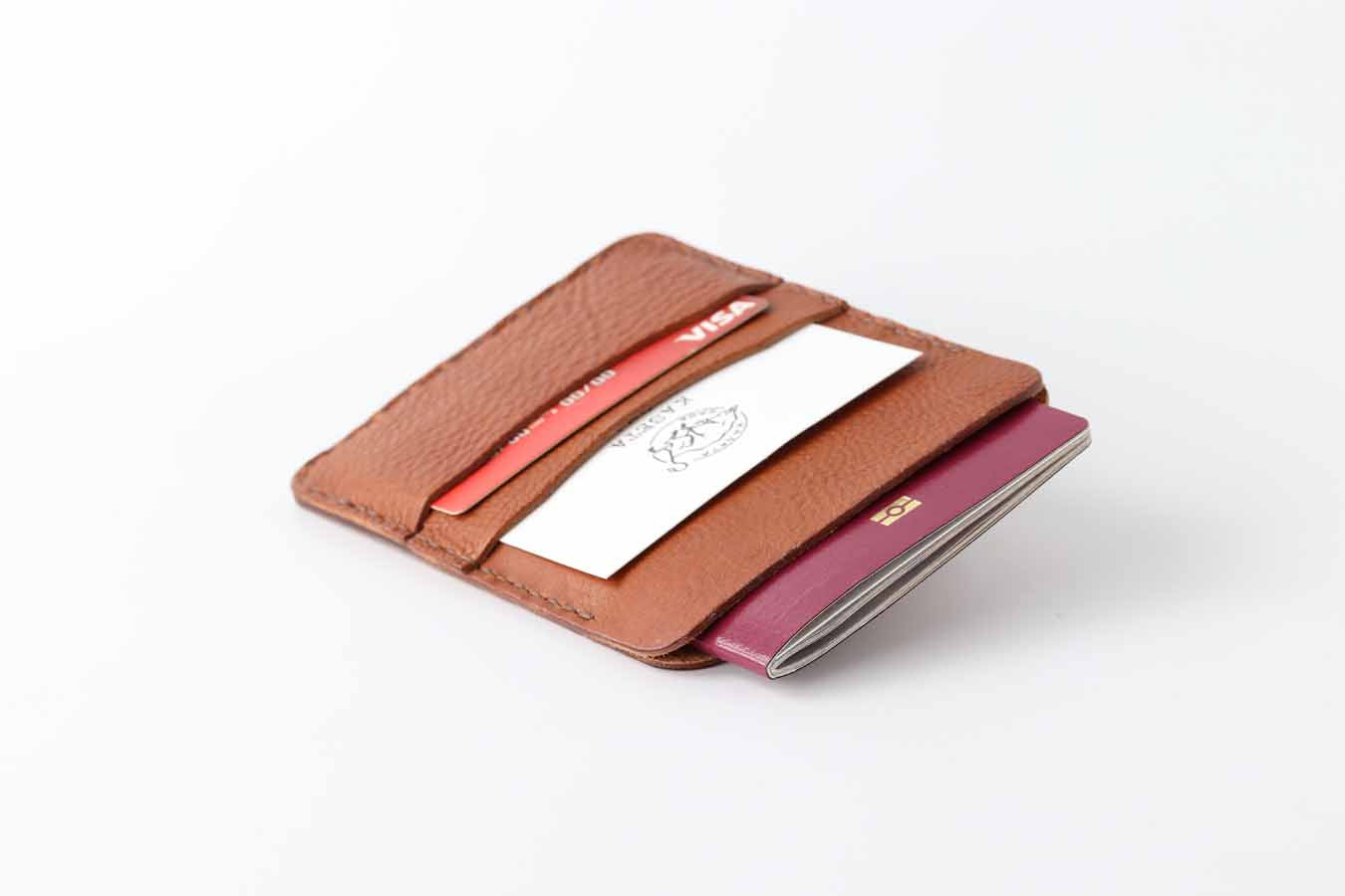 leather travel wallet / passport travel wallet