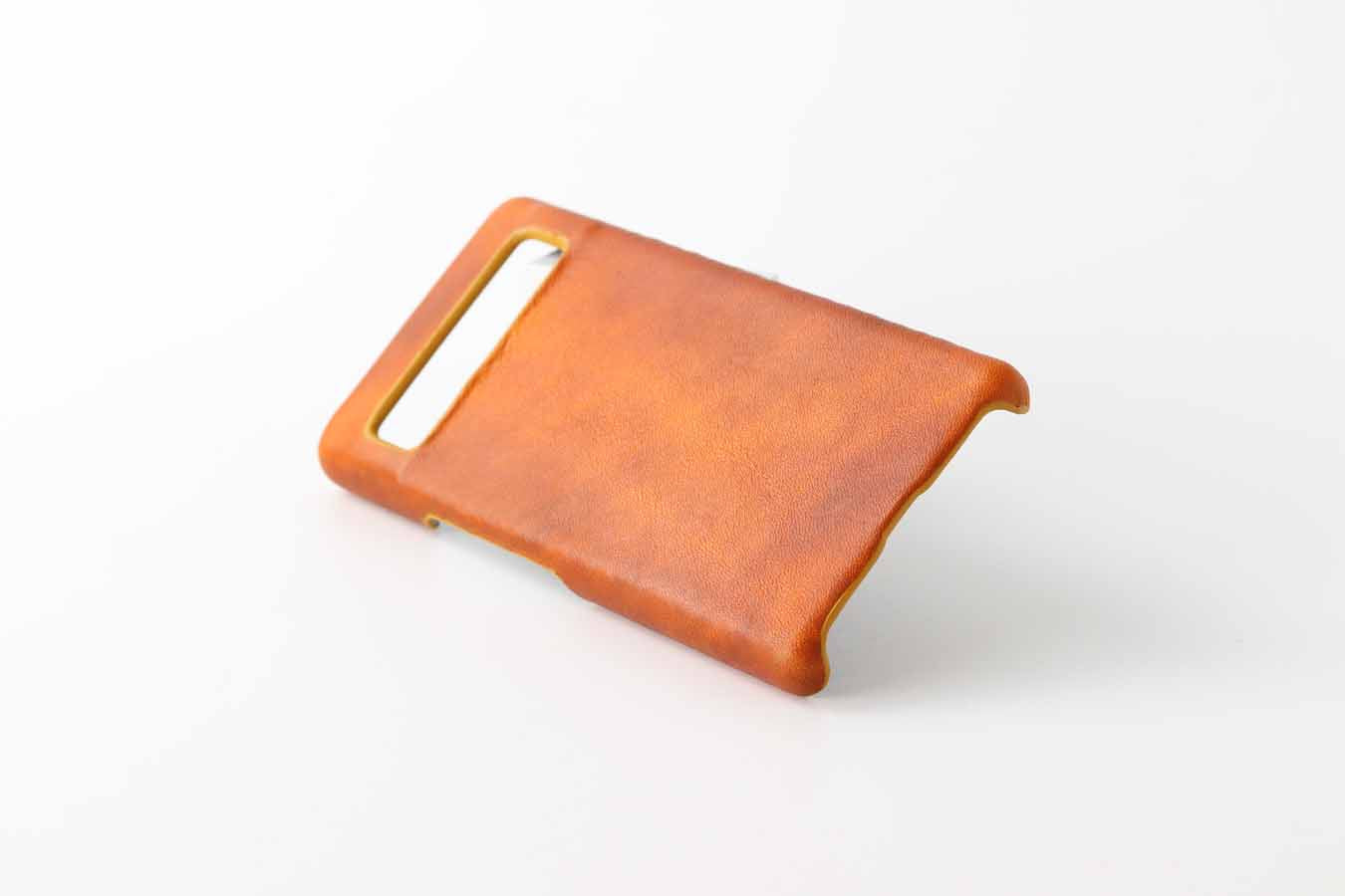 cover leather case for pixel 7 pro in aged looking Tan colour