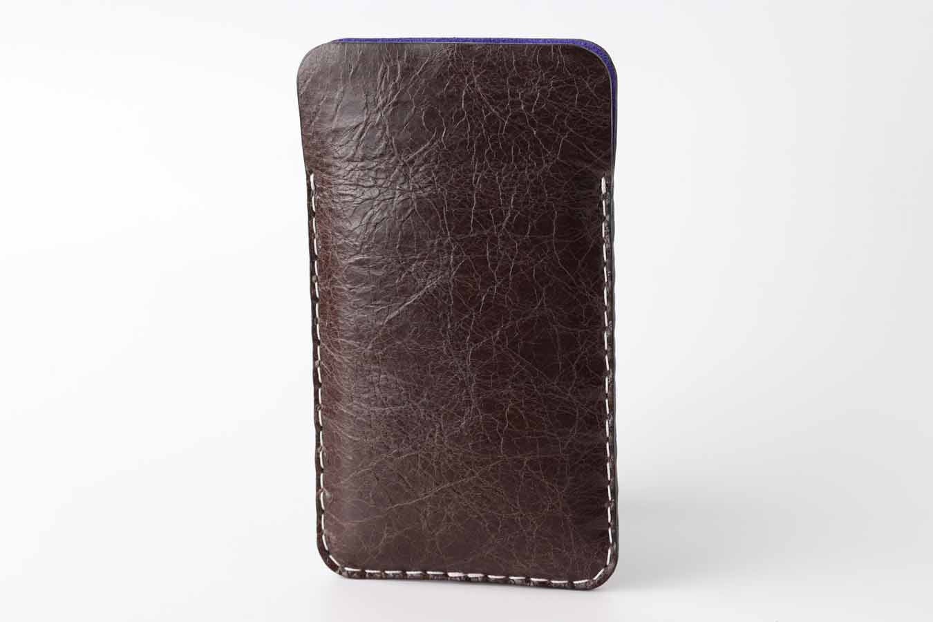 iPhone Pro max leather sleeve black