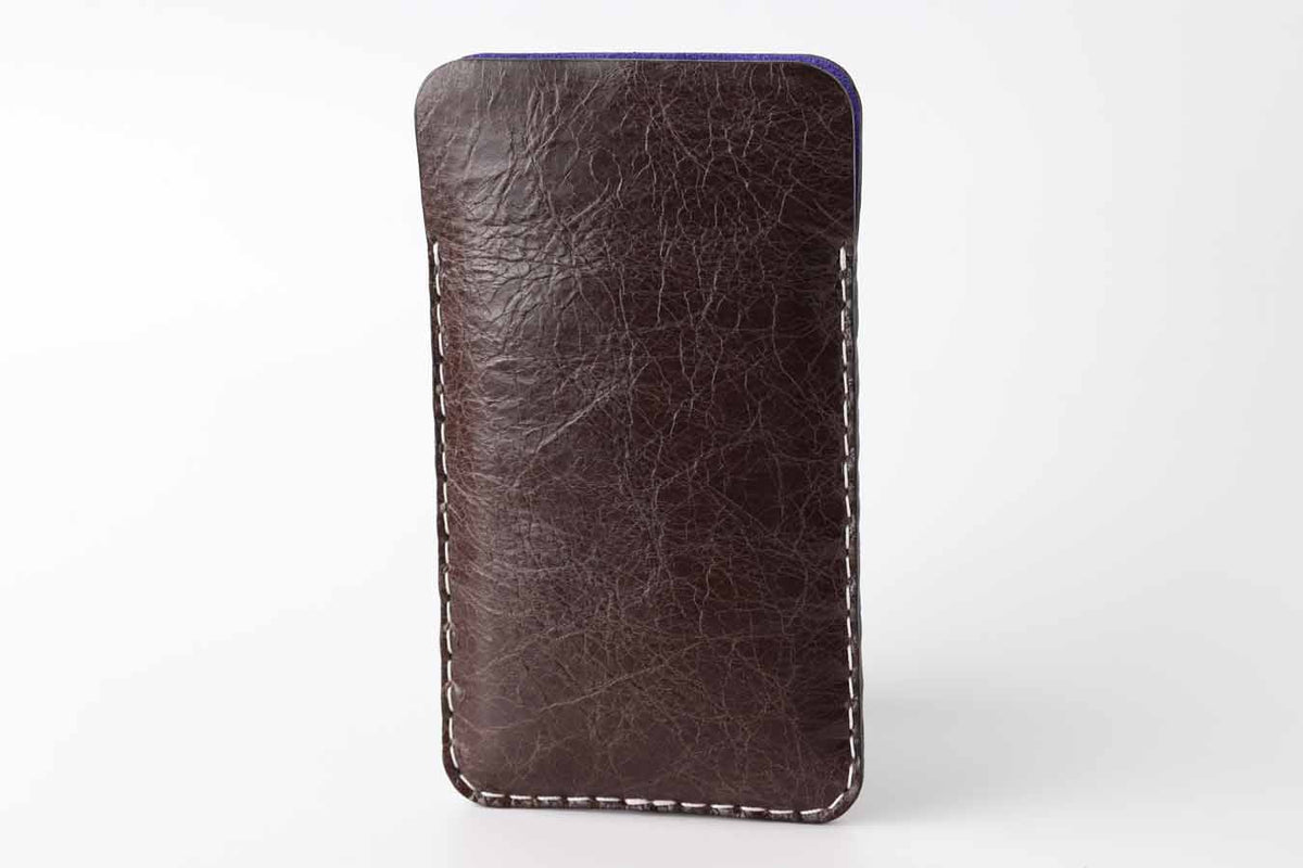 iPhone 14 pro leather sleeve black 