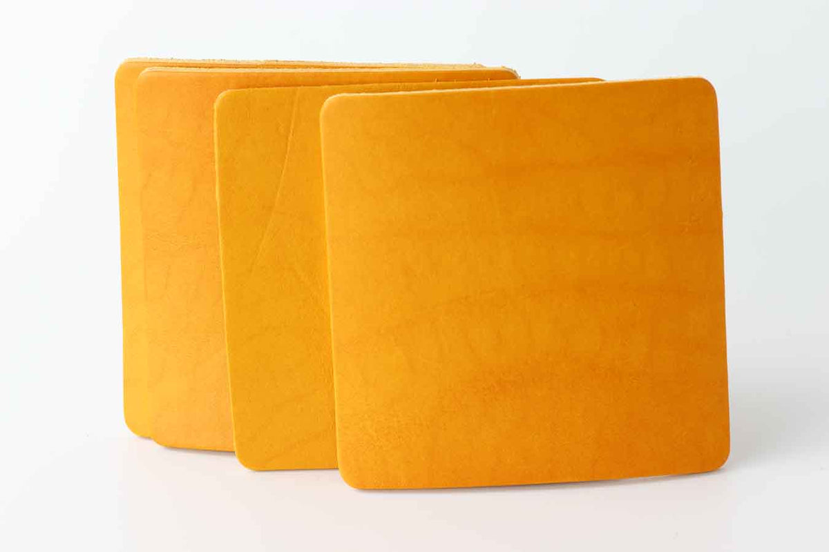 yellow coaster set
