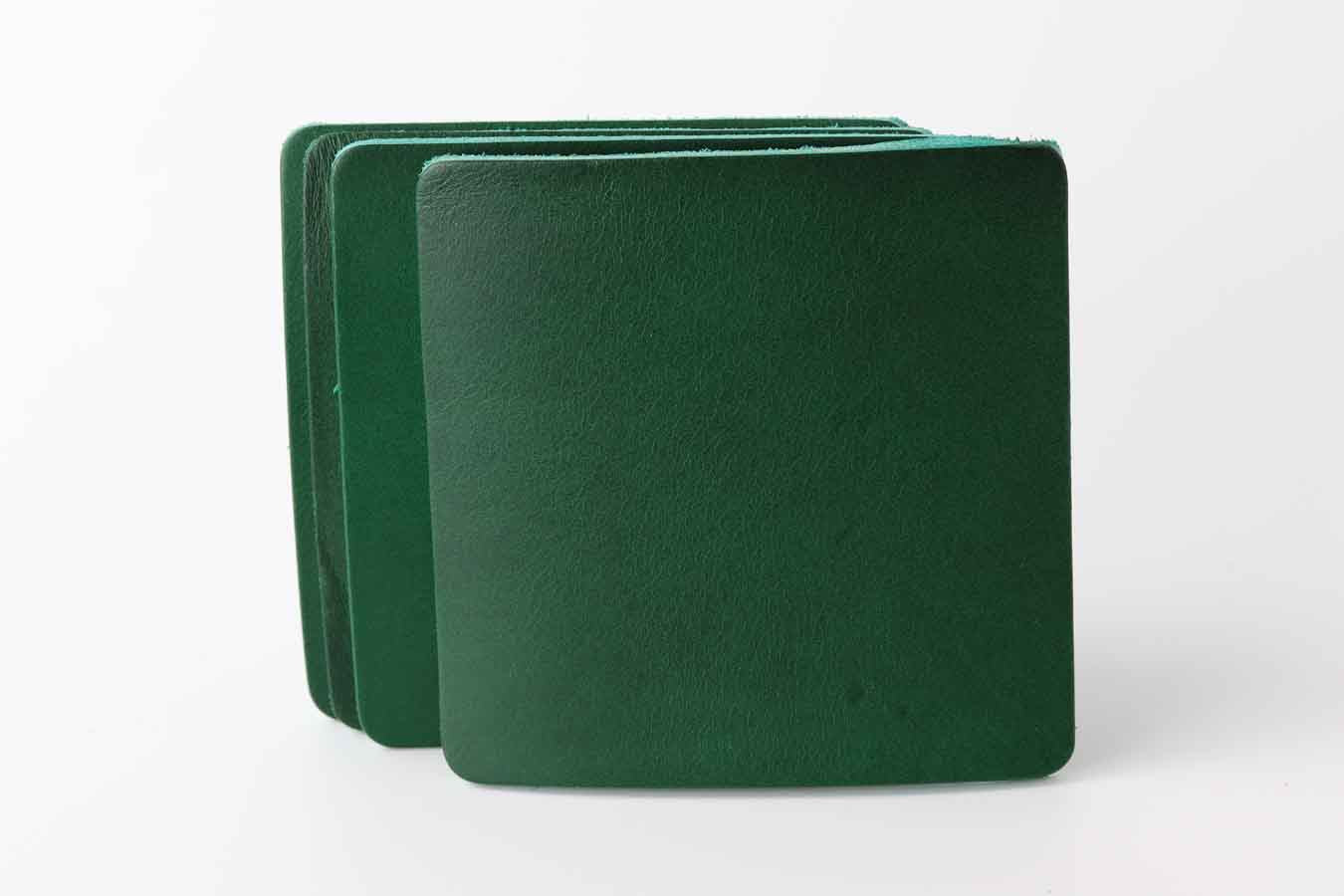 green coaster set