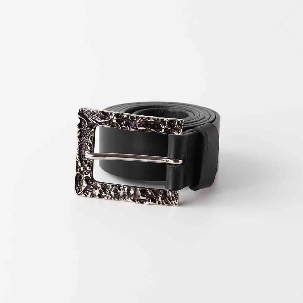 Kaseta's men's belt Laro leather black