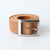 leather ladies belt made in uk from nubuck leather by Kaseta