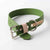 waterproof dog collar in olive green / Kaseta