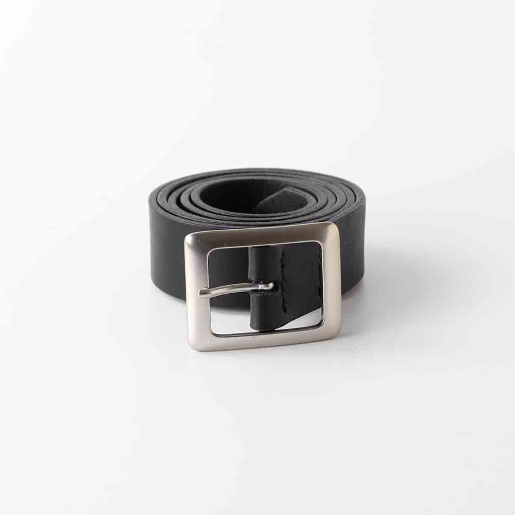 men's black leather belt Oliver