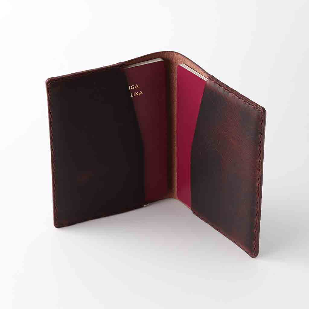 leather passport holder