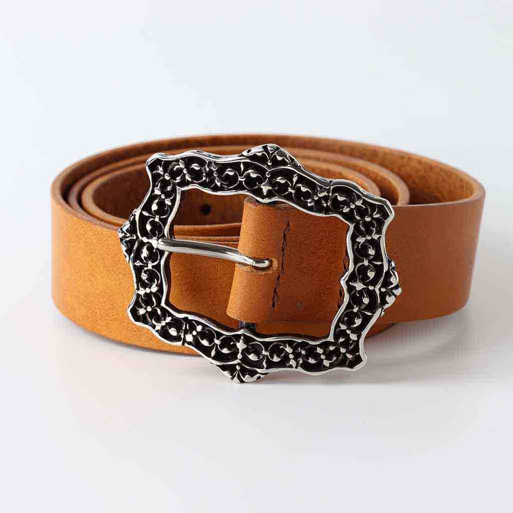 ladies tan belt Fina by Kaseta