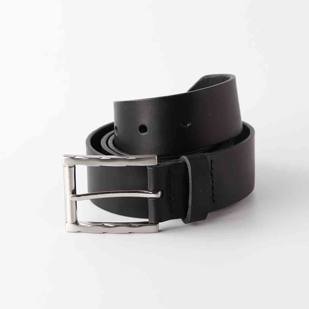 leather belt men's black