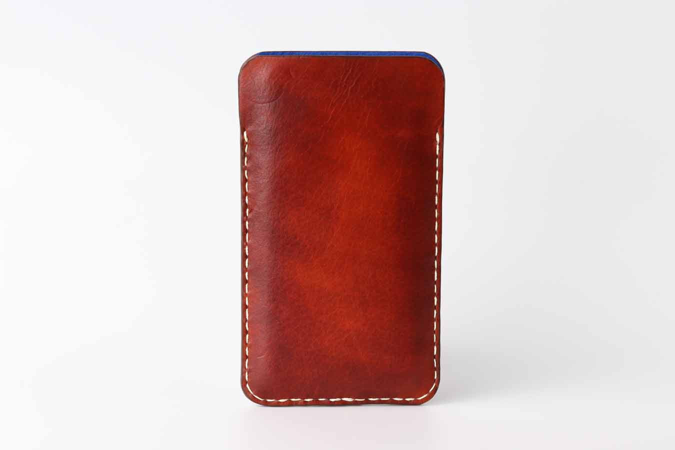 leather sleeve brown for iPhone SE and Mini series 