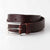 casual men's belt by Kaseta Chocolate colour
