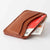 minimalist card holder by Kaseta / brown cardholder wallet