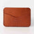 Brown Leather slim Cardholder wallet by Kaseta