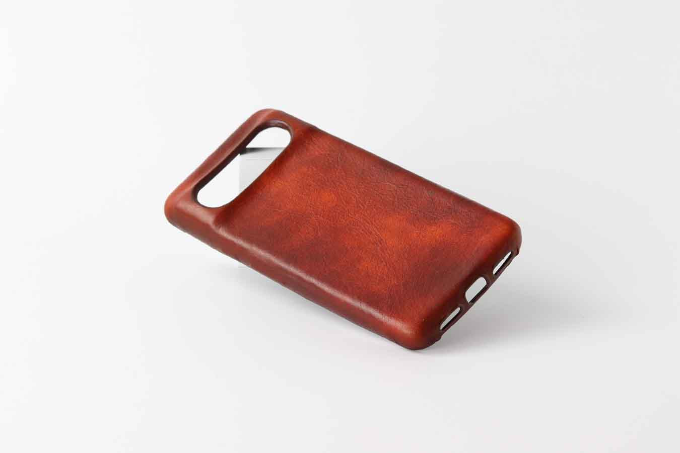 Leather phone case cover for pixel 8 pro by Kaseta