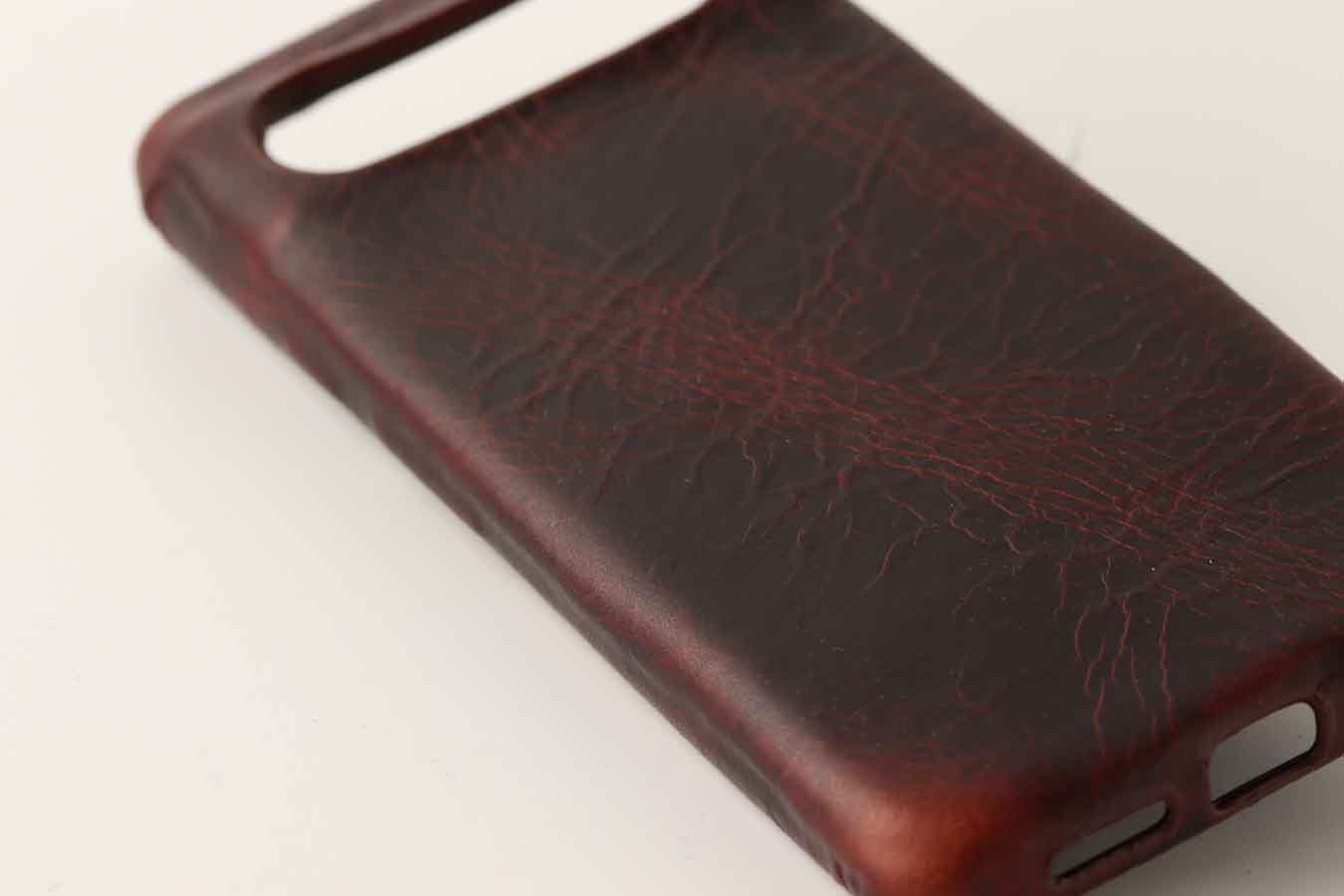 close up of leather case for google pixel and pixel 8 pro by Kaseta