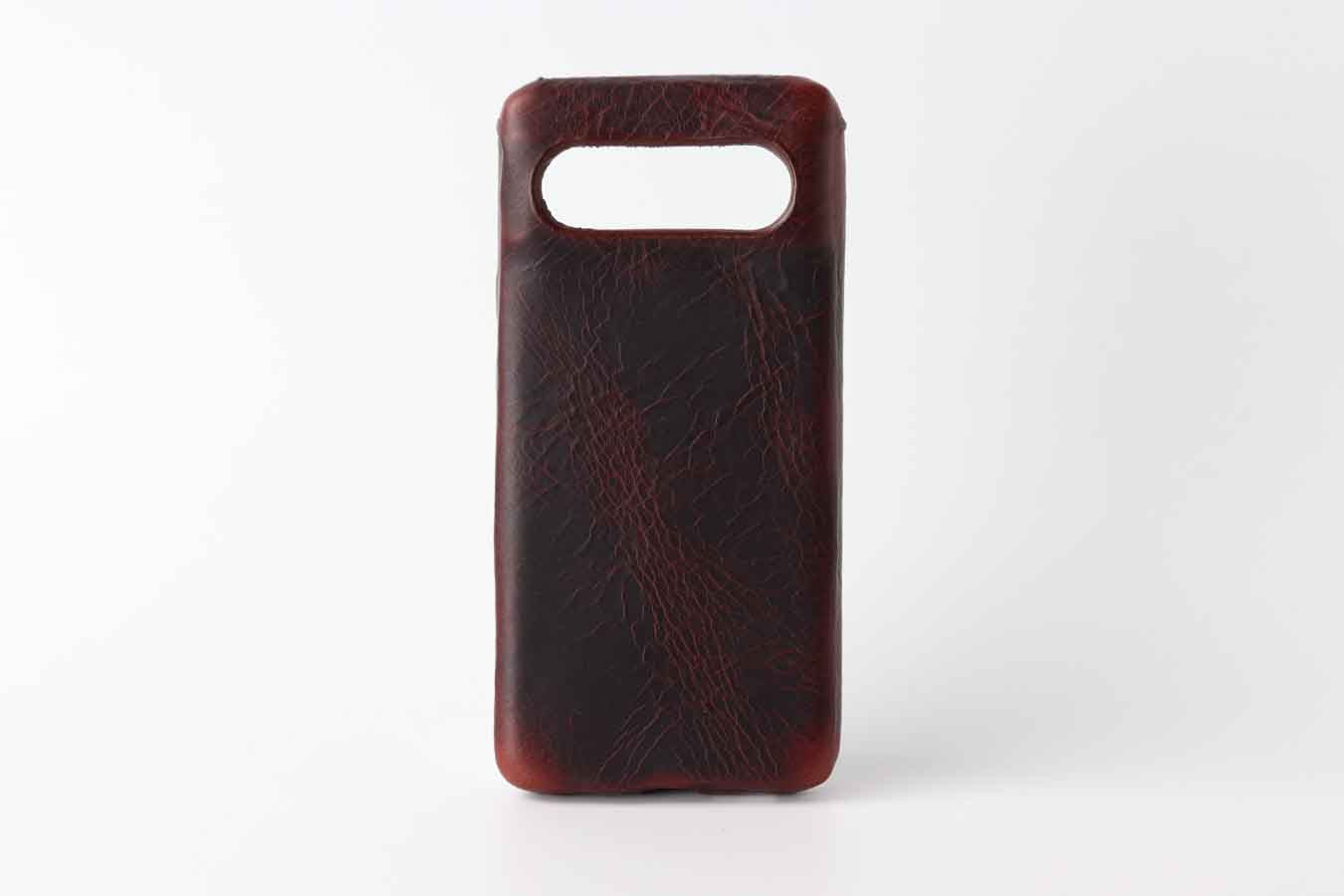 Pixel 8 pro chocolate leather case by Kaseta