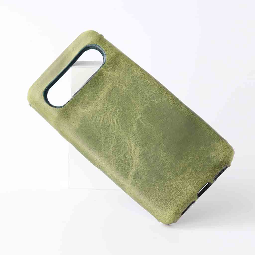 olive green leather case for pixel 8
