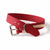 easy to clean red dog collar