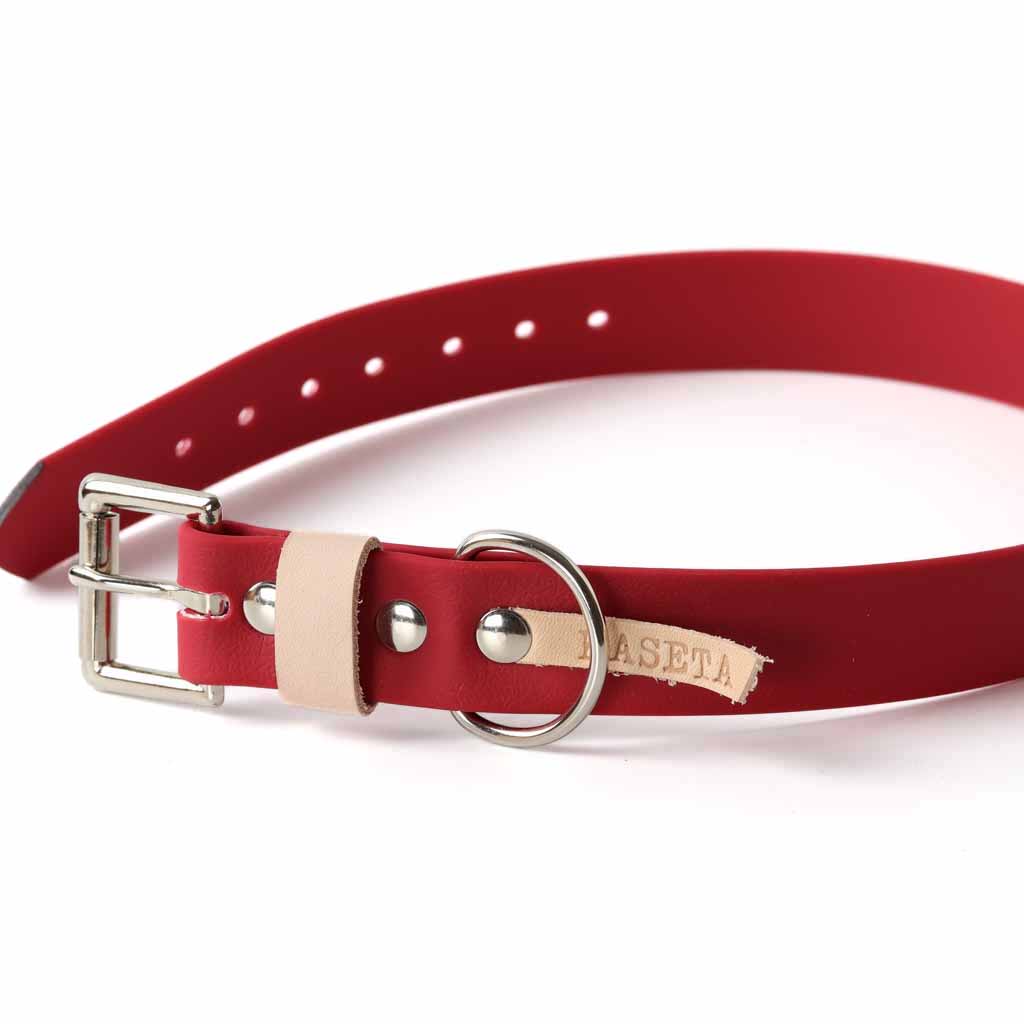 kaseta red puppy collar