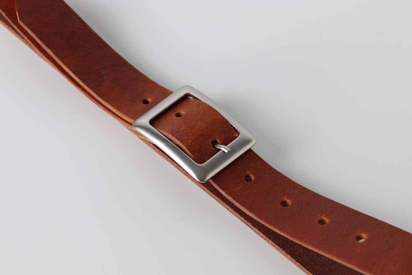 ladies brown leather belt