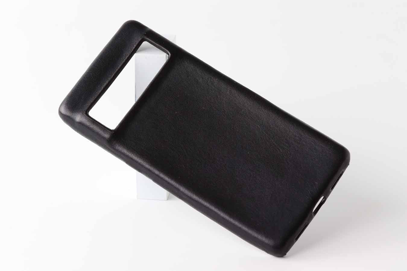black leather pixel 7 pro cover case