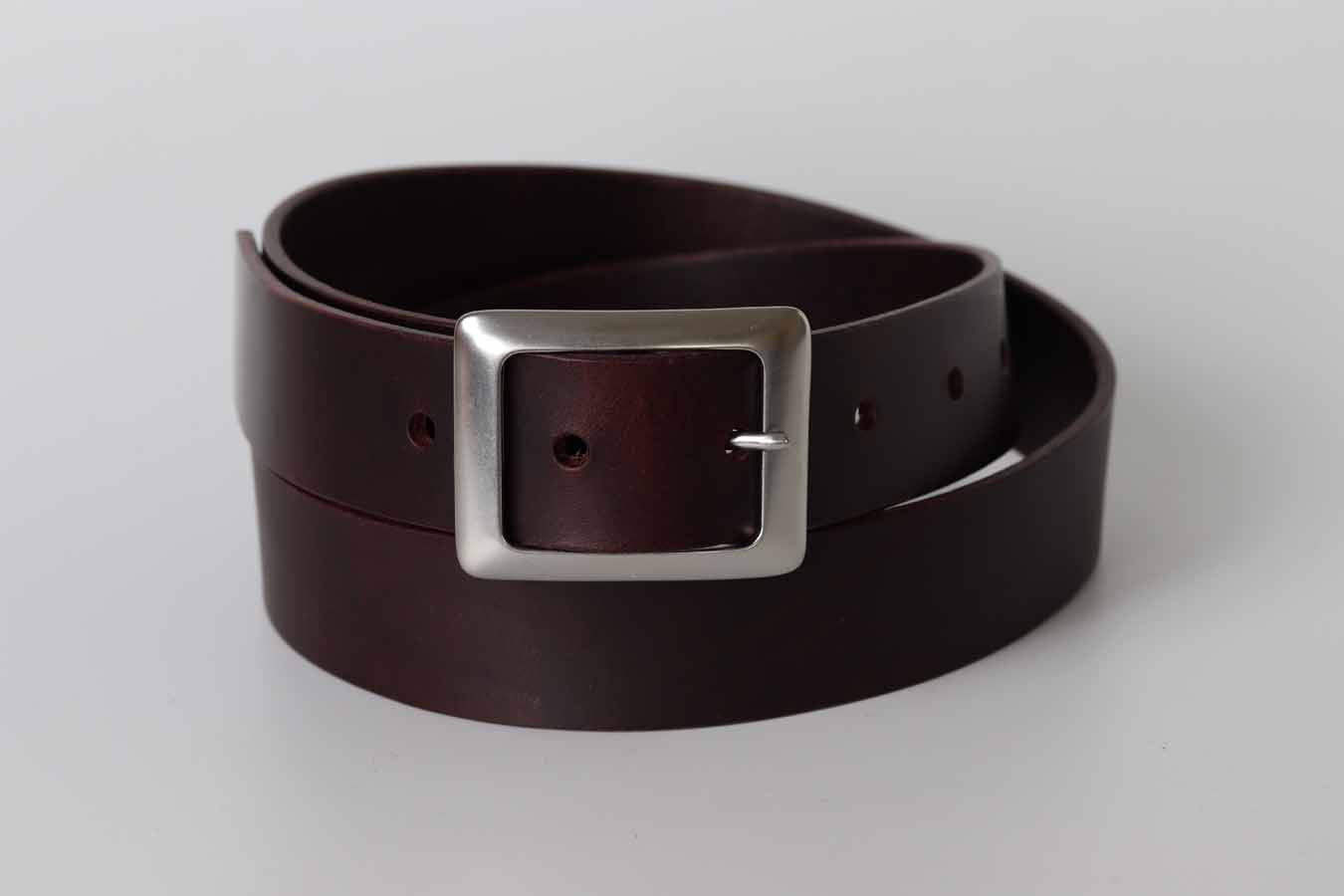 formal leather belt
