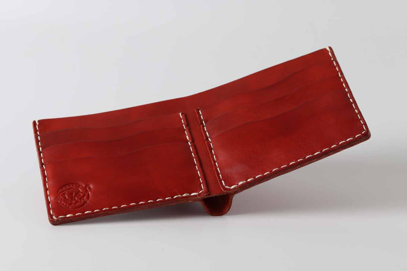 British tan leather wallet 