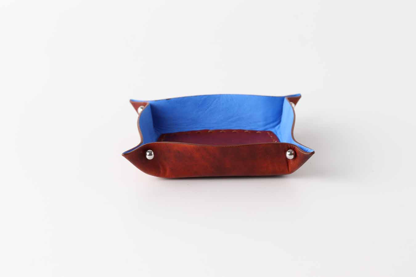 decorative leather tray