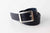 navy leather belt / kaseta