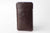 iPhone 14 pro max black leather sleeve case