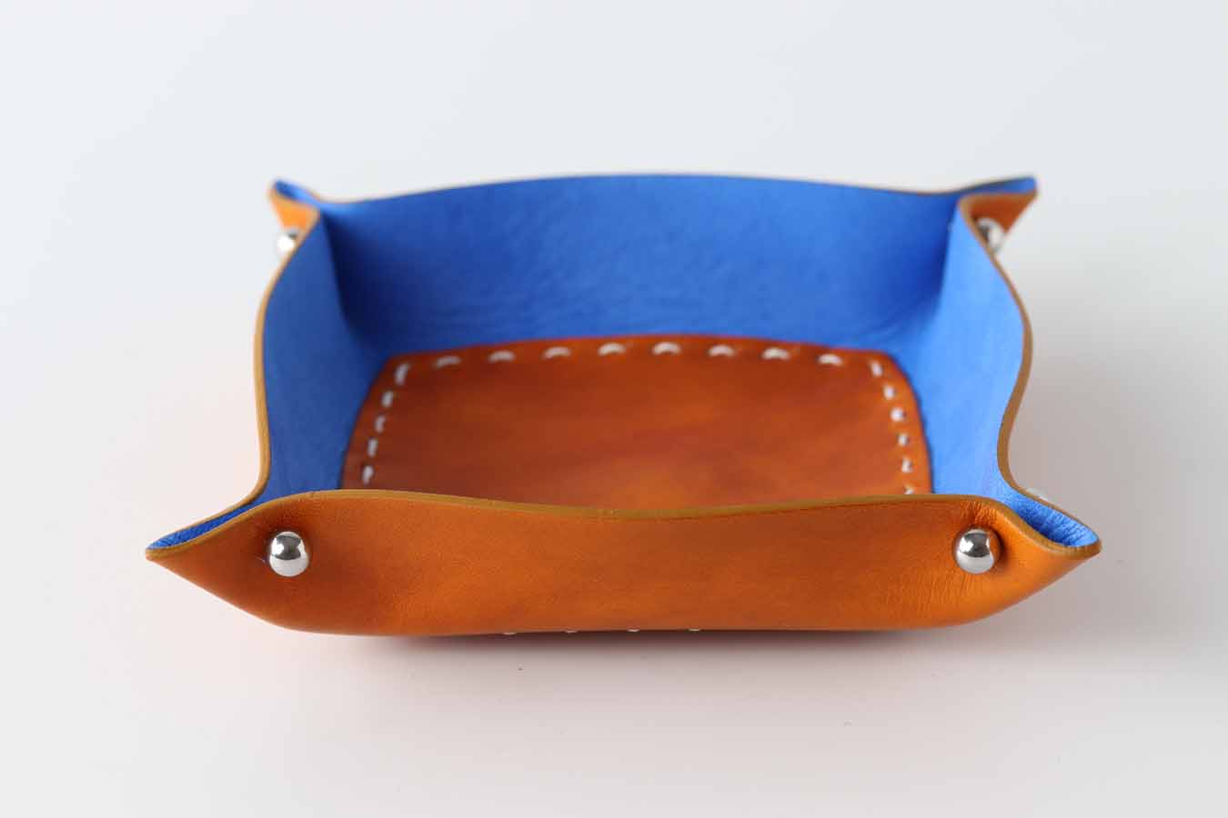 Office leather tray