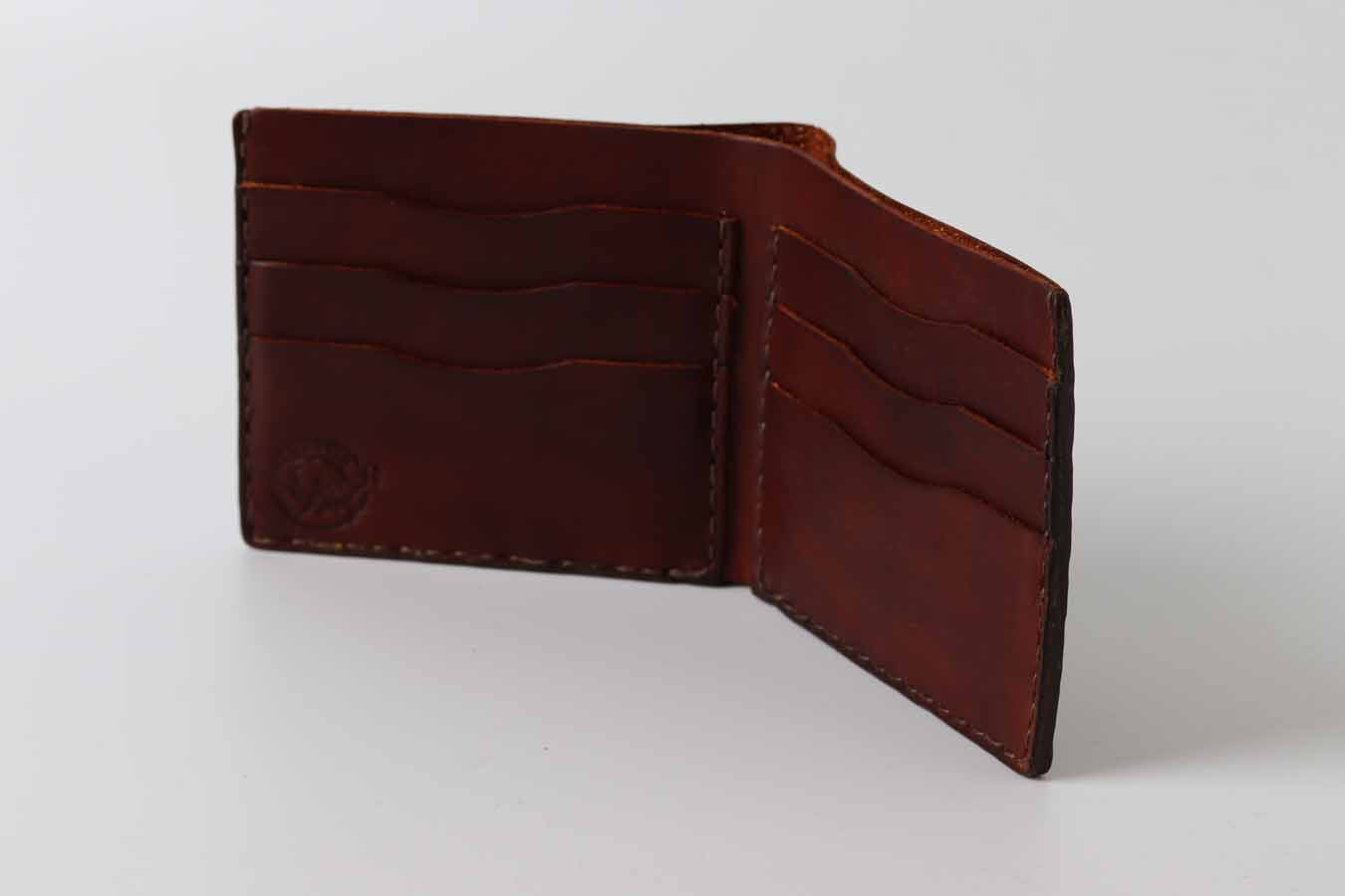 bifold leather wallet