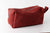 red leather men & women travel dopp kit bag