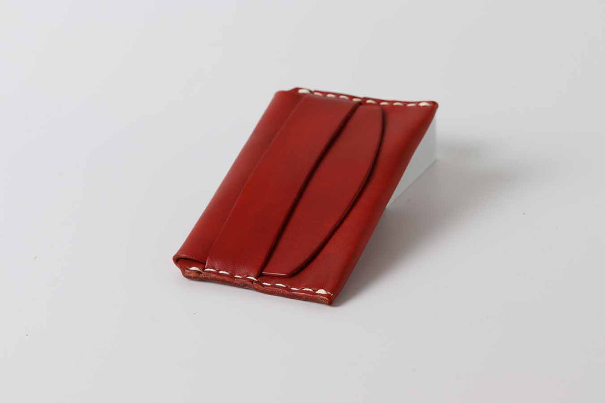 minimalist card holder brit tan