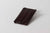 minimalist chocolate leather card wallet